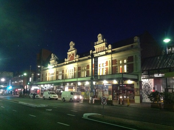 Adelaide's Central Markets just before first light of day.