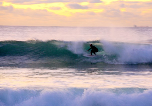 Early morning surf at Maroubra.